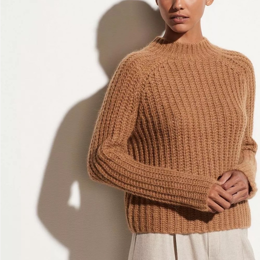 Vince Marled Raglan Alpaca Wool Sweater